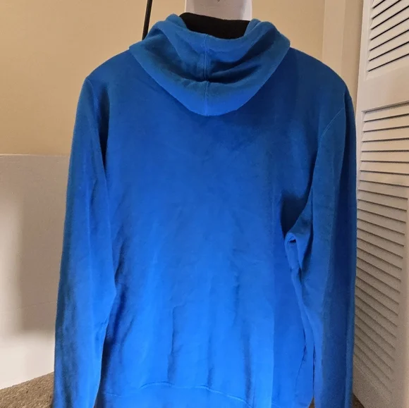 Unisex Blue & Neon Yellow UNDER ARMOUR pullover HOODIE Size XL - Picture 5 of 5